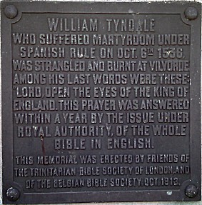 WILLIAM TYNDALE (1490/4 - 1536)