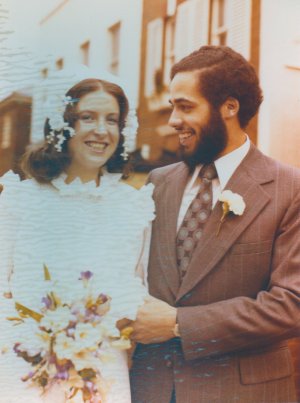 ADRIAN & JILL WEDDING - 1974