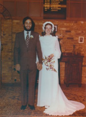 ADRIAN & JILL WEDDING - 1974