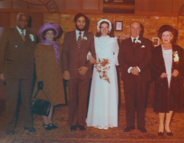 ADRIAN & JILL WEDDING - 1974