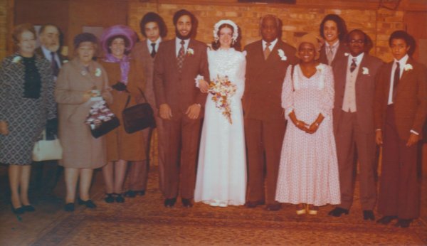 ADRIAN & JILL WEDDING - 1974