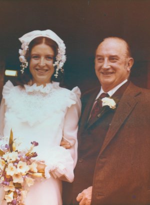 ADRIAN & JILL WEDDING - 1974