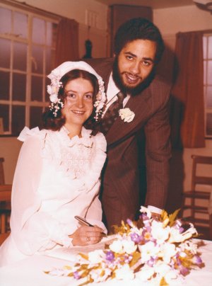 ADRIAN & JILL WEDDING - 1974