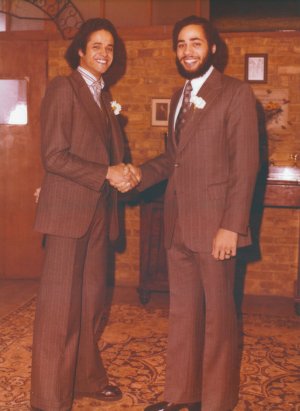 ADRIAN & JILL WEDDING - 1974