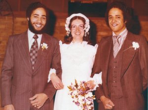 ADRIAN & JILL WEDDING - 1974