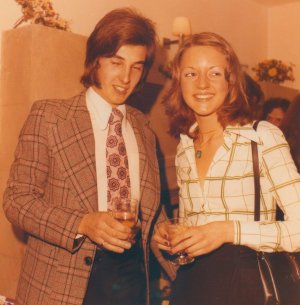 ADRIAN & JILL WEDDING - 1974