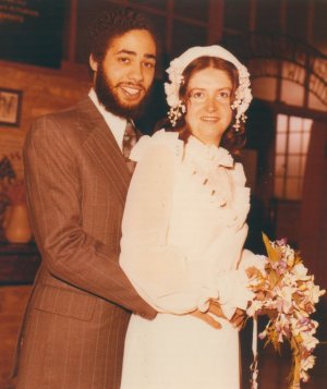 ADRIAN & JILL WEDDING - 1974