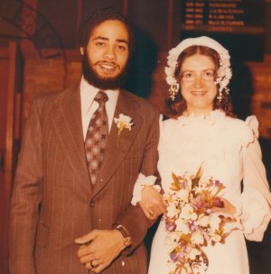 ADRIAN & JILL WEDDING - 1974