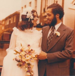 ADRIAN & JILL WEDDING - 1974