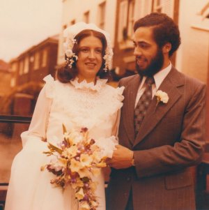 ADRIAN & JILL WEDDING - 1974